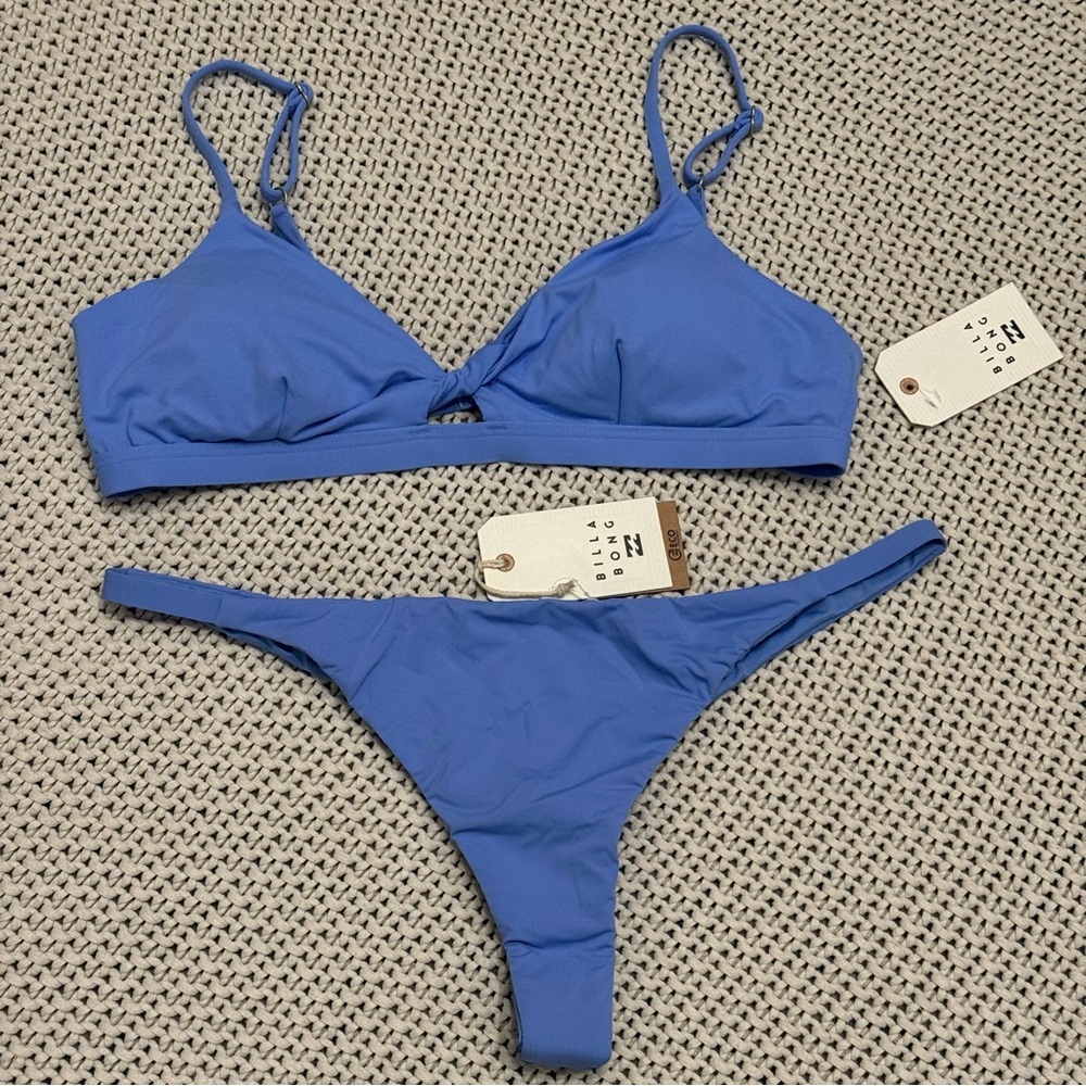 NWT Billabong Sol Searcher Periwinkle Blue Bikini Set - XL